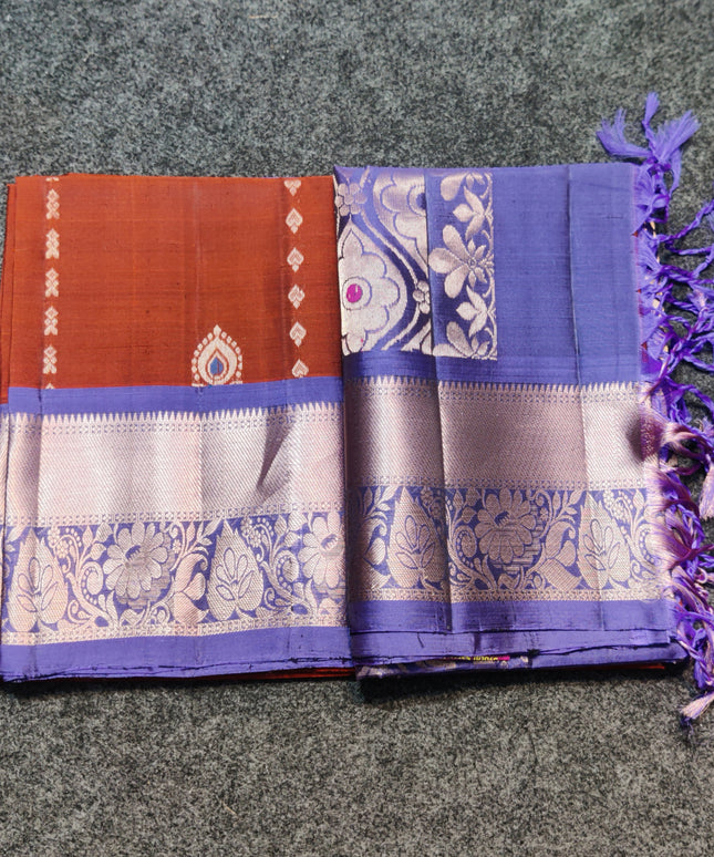 Meenakari kanchi lightweight pattu Saree - KMP3060