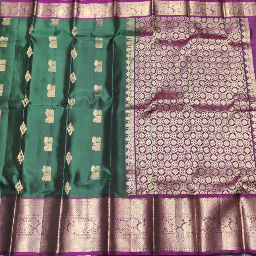 Kanchi Vintage pattu - KMP300