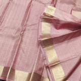 Kanchi pattu small border saree - KMP314