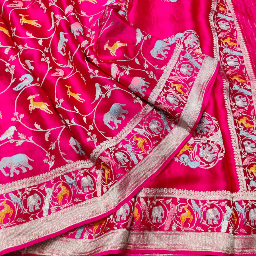 Mashru satin Silk Saree- MS45