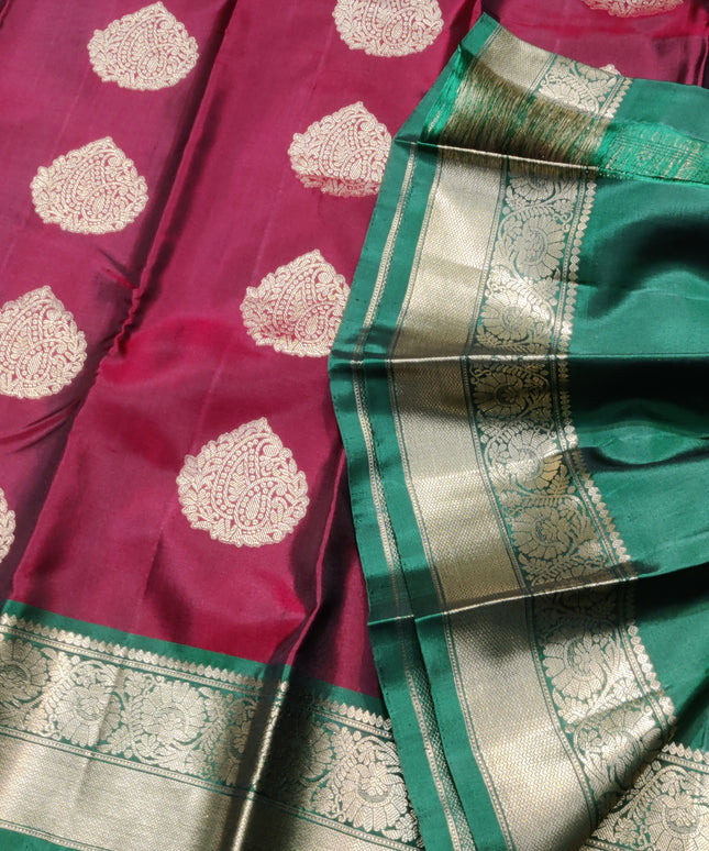 Kanchi pure soft silk Saree - KMP2044