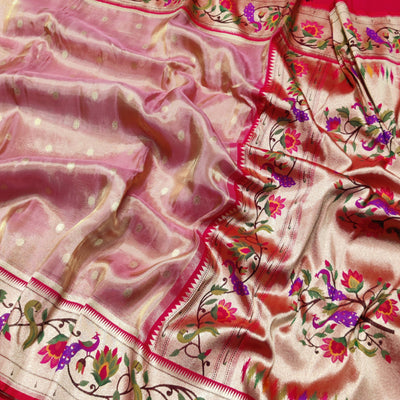Banaras Tissue Paithani silk saree - BRS16