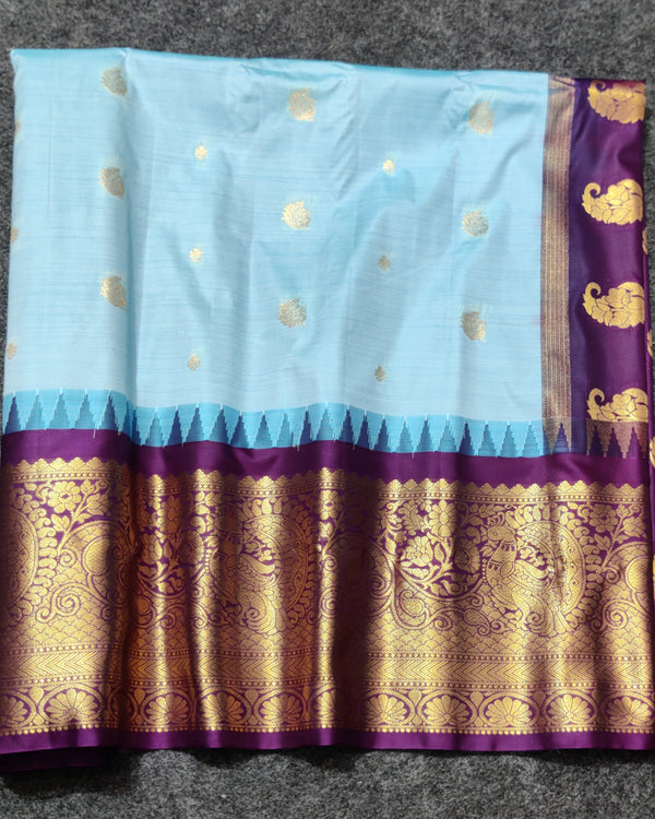 Gadwal Semi Silk Saree - GSM18 alternate view