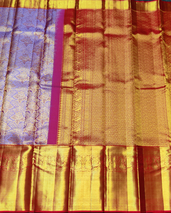 Kanchi Meenakari Brocade Pure handloom Silk Saree - KMP1642 alternate view