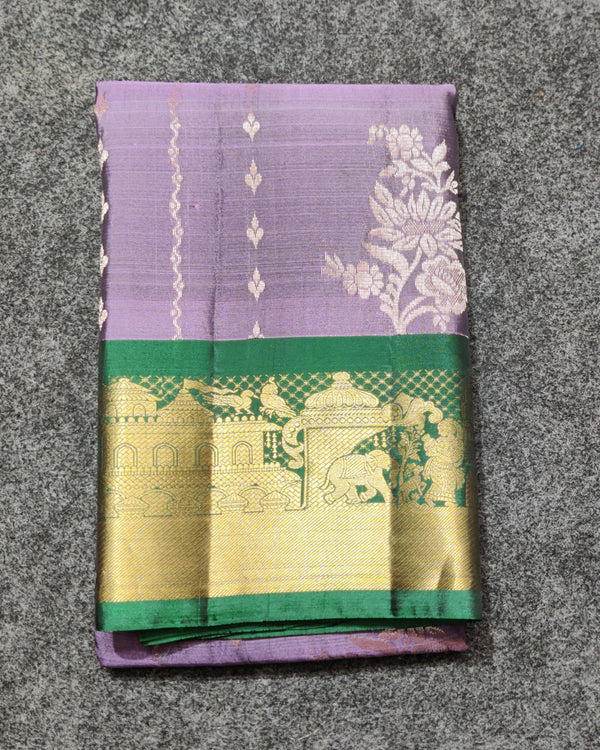 Kanchi Vintage Small border pattu - KMP87