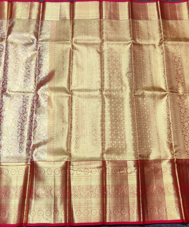 Kanchi Pattu Wedding Saree @35% Off -KMP65