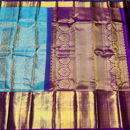 Kanchi Meenakari Brocade Pure handloom Silk Saree - KMP1987