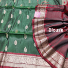 Kanchi pattu small border sarees - KMP153