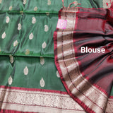 Kanchi pattu small border sarees - KMP153