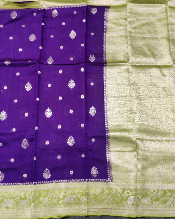 Viscos silk saree -V05 alternate view