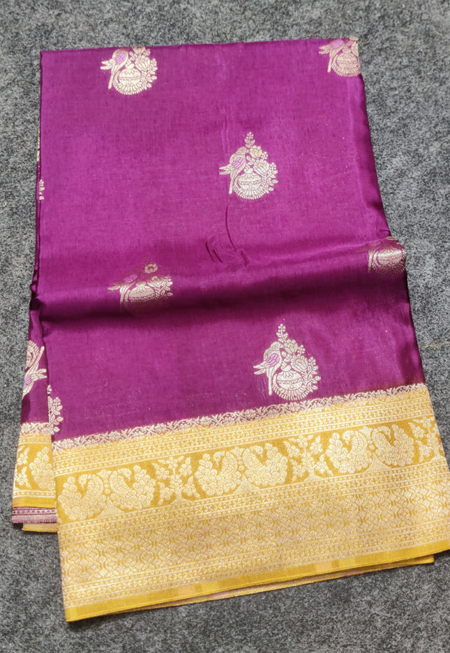 Mashru Silk Saree- MS14