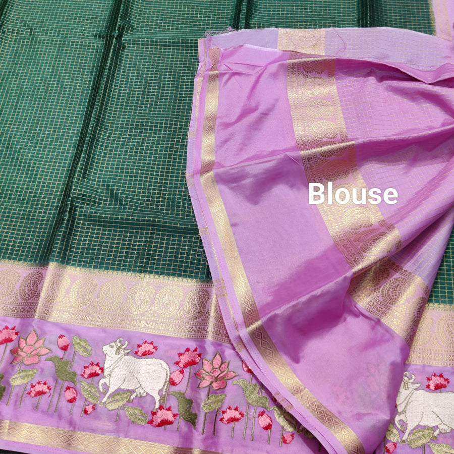 Semi crepe silk saree - SC08