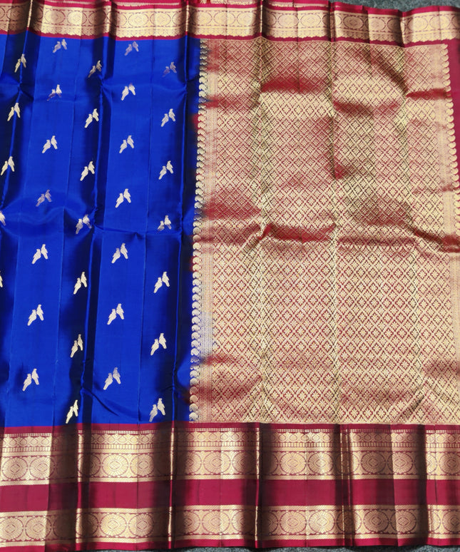 Kanchi Vintage Handloom Pattu Saree - KMP23