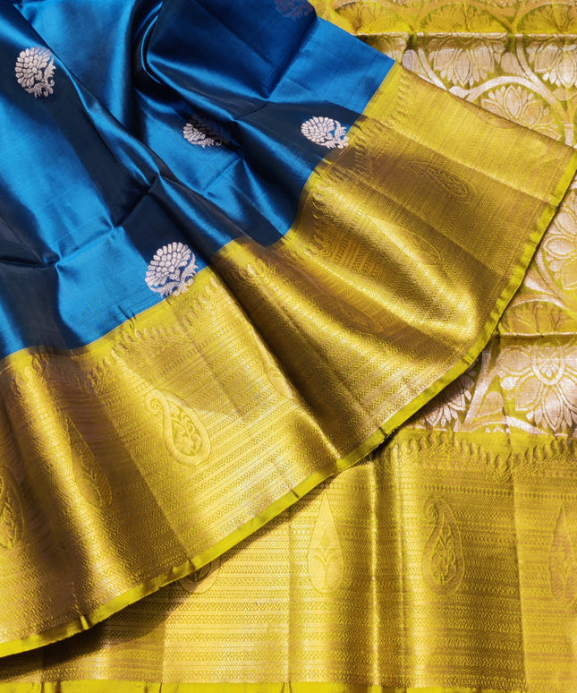 Meenakari kanchi lightweight pattu Saree - KMP2003