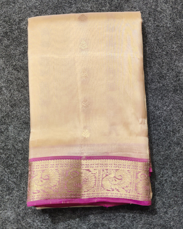 Kanchipattu small border saree - KMP205