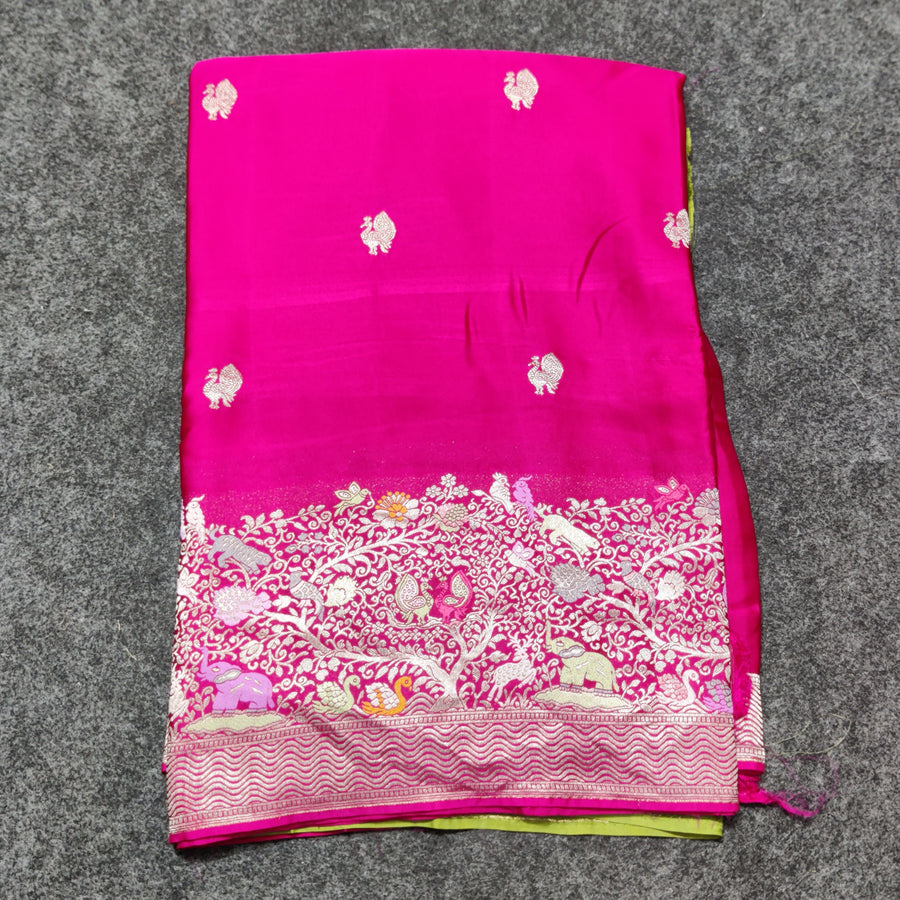 Mashru satin Silk Saree- MS25