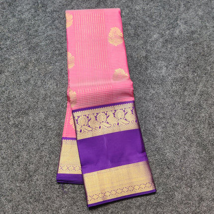 Kanchi Kuttu Vintage Handloom Pattu Saree - KMP3037