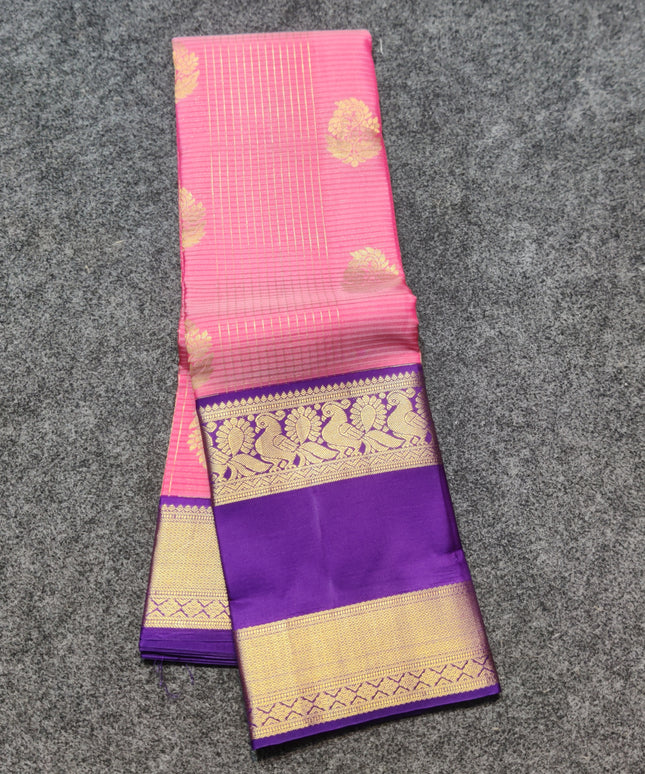 Kanchi Kuttu Vintage Handloom Pattu Saree - KMP3037