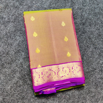 Kanchipattu small border saree - KMP205