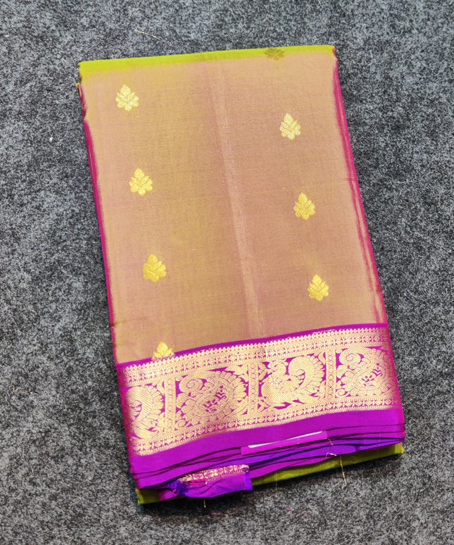 Kanchipattu small border saree - KMP205