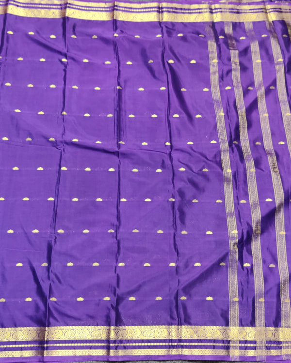 Mysore crepe semi silk saree - M10 alternate view