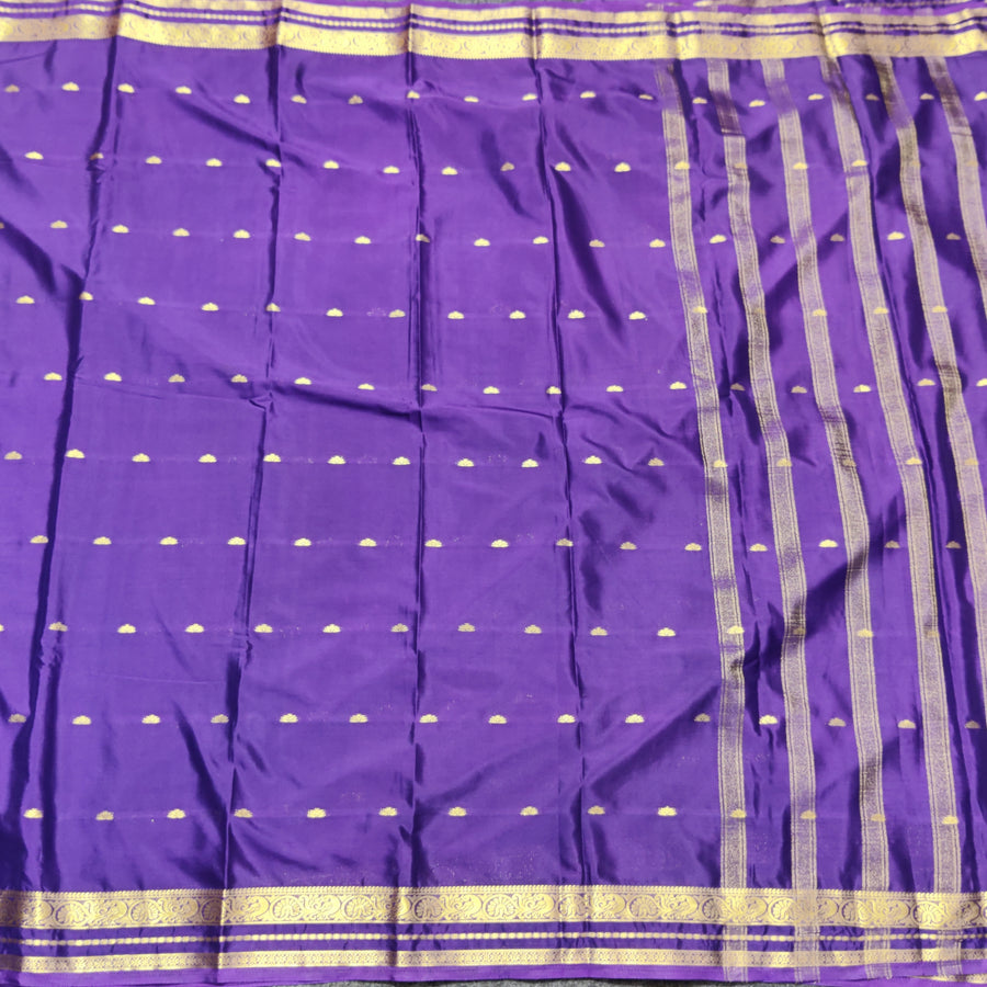 Mysore crepe semi silk saree - M10