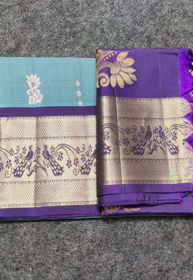 Meenakari kanchi lightweight pattu Saree - KMP3133