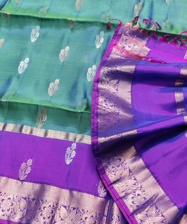 Lightweight pattu Scurt Border Saree - LWP95