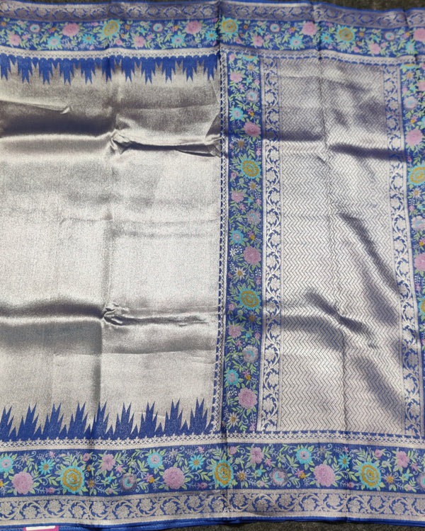 Banaras Tissue Paithani silk saree - BRS26 alternate view
