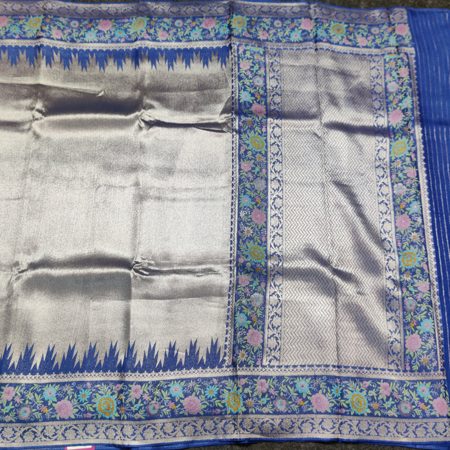 Banaras Tissue Paithani silk saree - BRS26