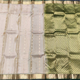 Kanchipattu small border saree - KMP203