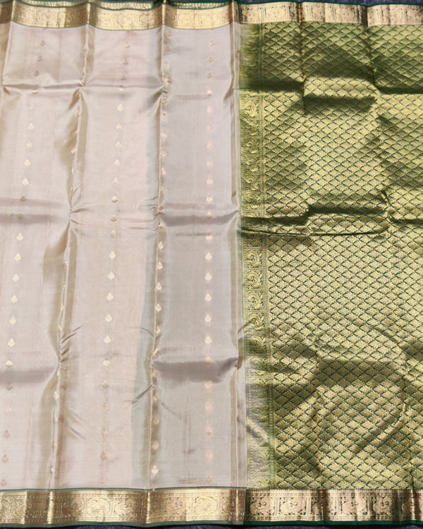 Kanchipattu small border saree - KMP203 alternate view
