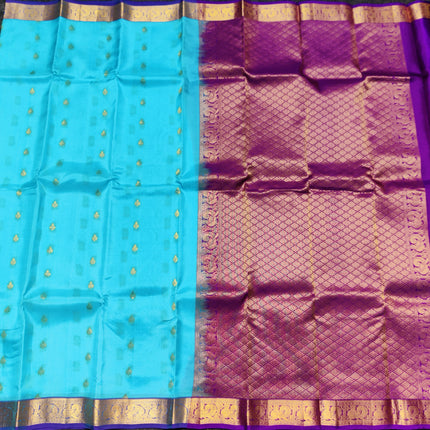 Kanchipattu small border saree - KMP201