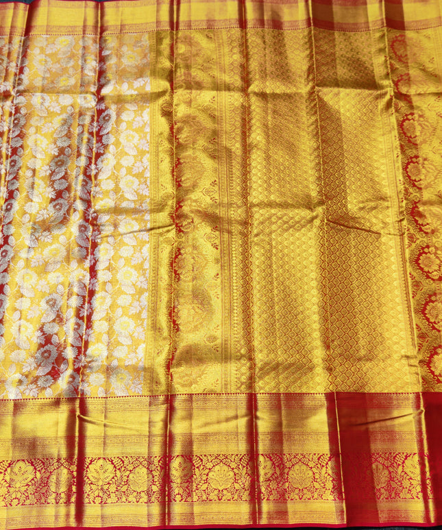Kanchi Pattu Wedding Sarees @30% Off -KMP964
