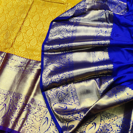Kanchi pattu half fine Bridal Saree - HF02