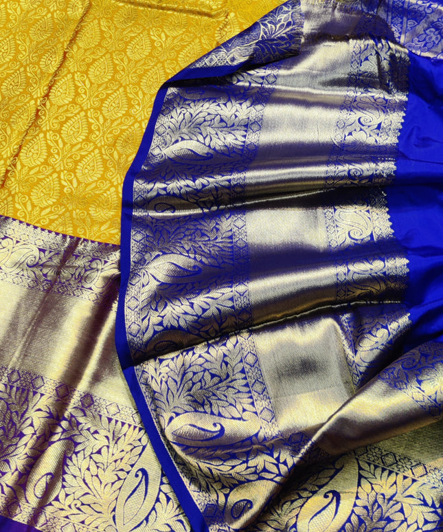 Kanchi pattu half fine Bridal Saree - HF02