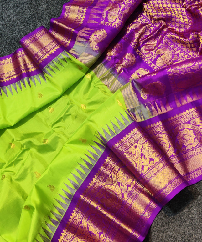 Gadwal pure silk saree - GPS56