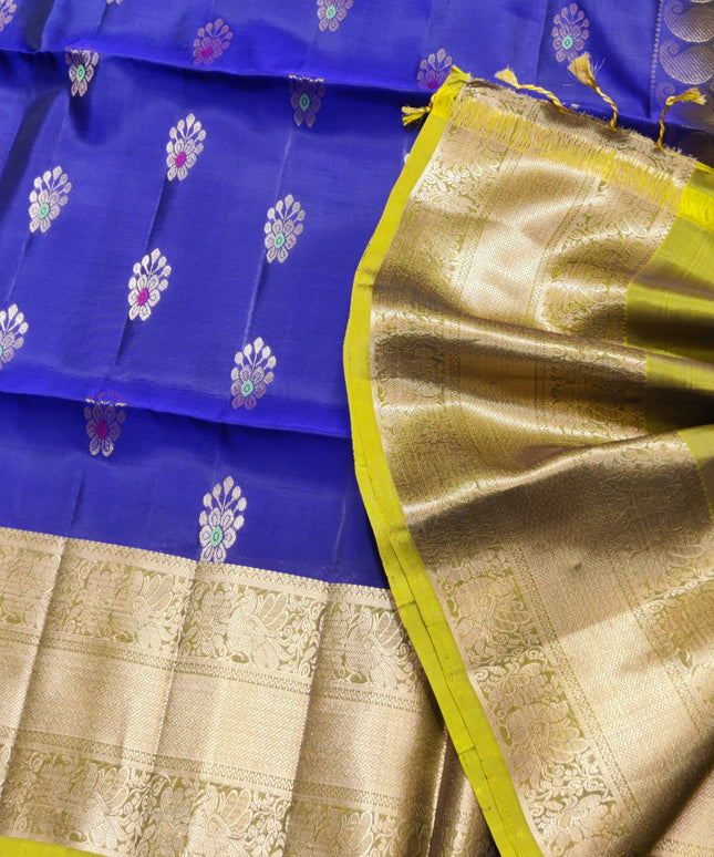 Meenakari kanchi lightweight pattu Saree - KMP117