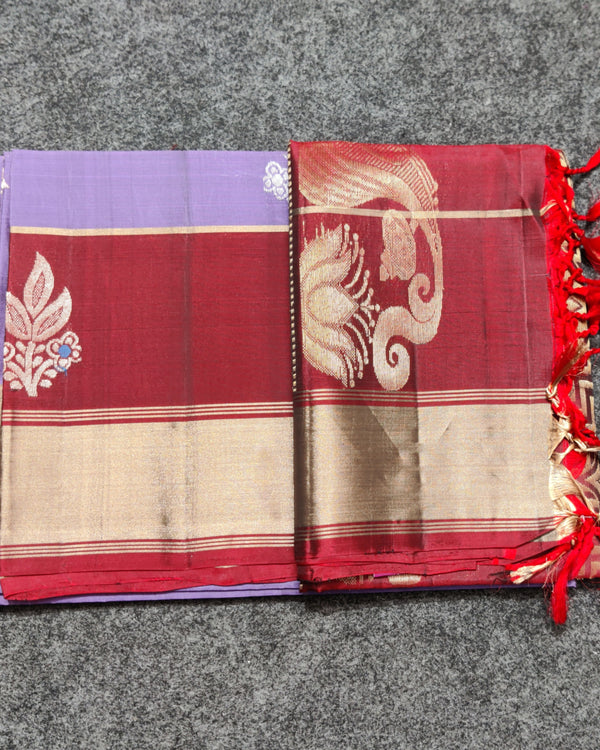 Lightweight pattu Scurt Border Saree - LWP146