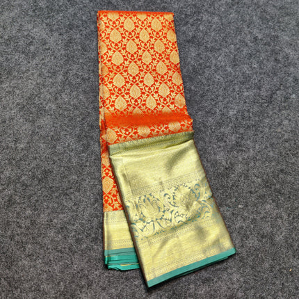 Kanchi pattu half fine Bridal Saree -HF272