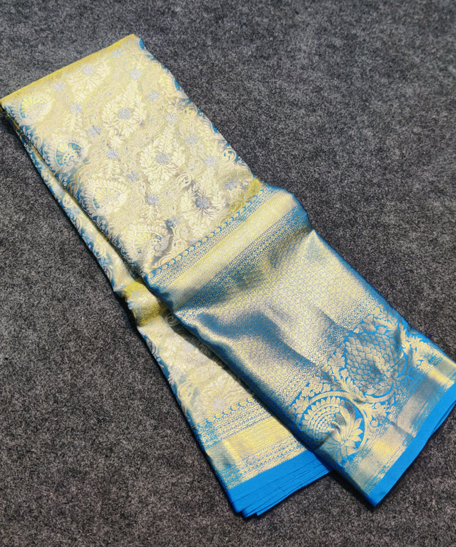 Kanchi Pattu Tissue Silk Saree - HF133