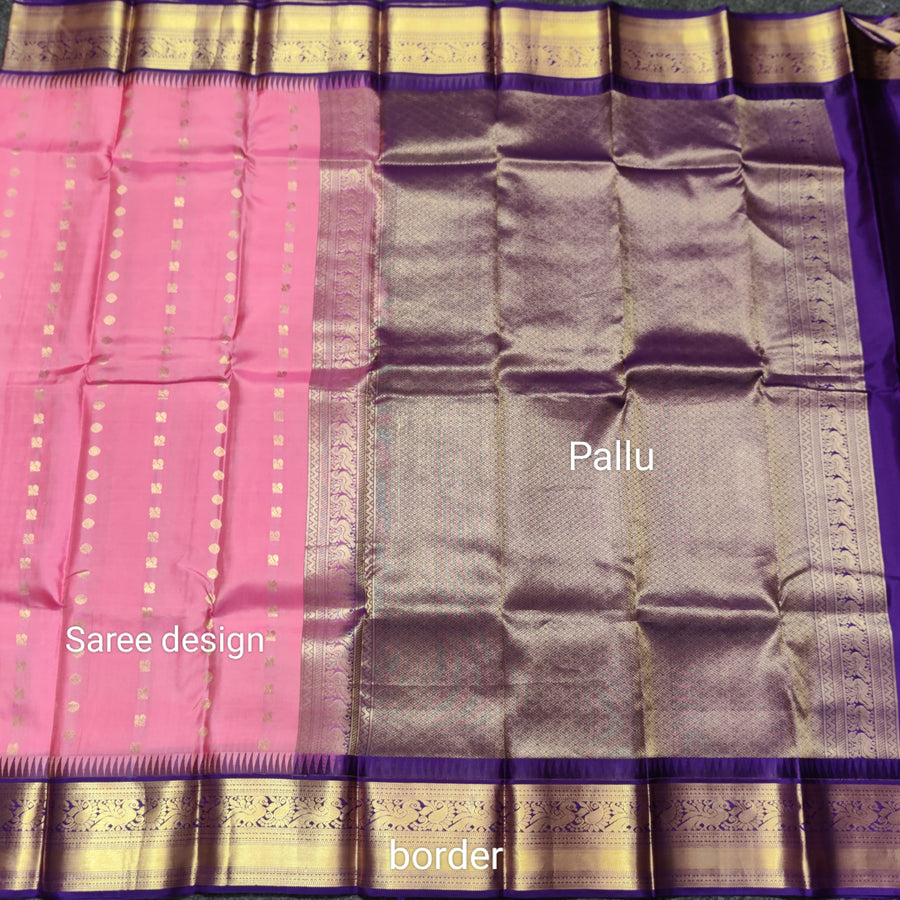 50% off Kanchi kuttu vintage Handloom saree - KMP75