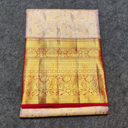 Kanchi Meenakari Brocade Pure handloom Silk Saree - KMP1796