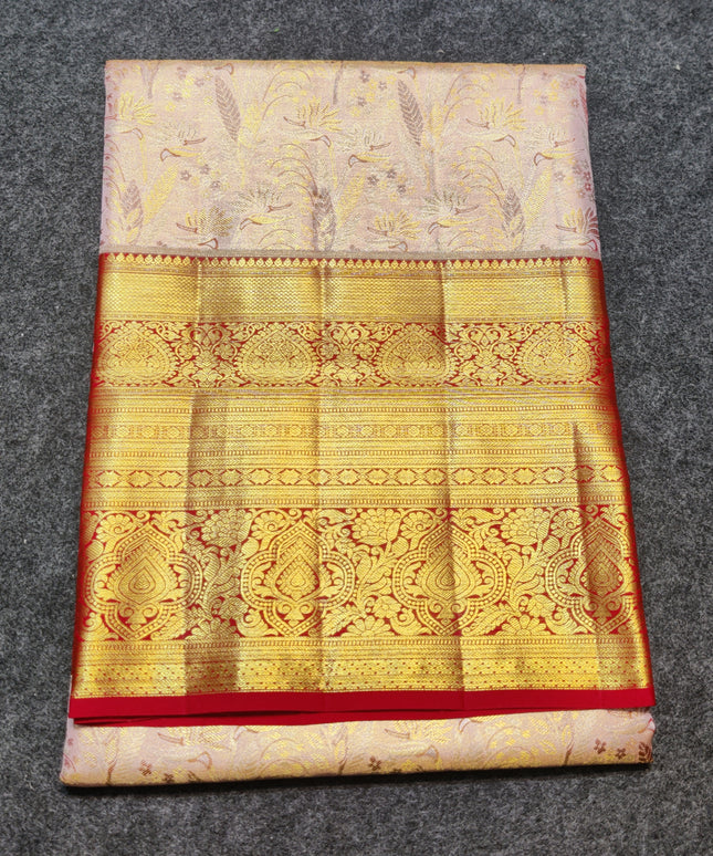 Kanchi Meenakari Brocade Pure handloom Silk Saree - KMP1796