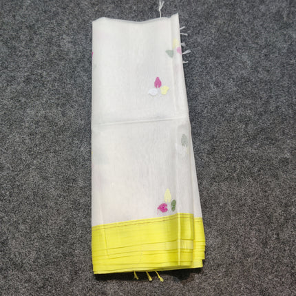 Jamdani handloom pure silk - JM03