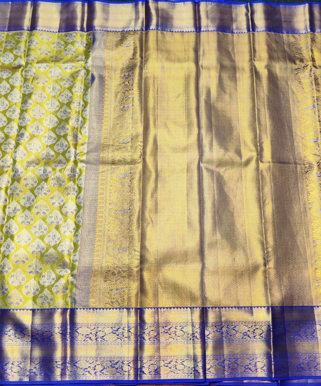 Kanchi Pattu Wedding Sarees @50% Off -KMP1953