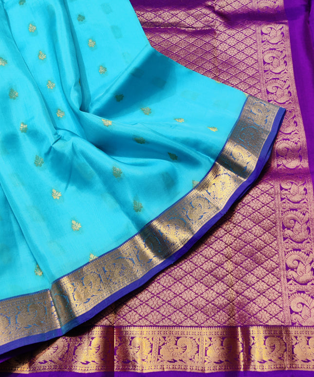 Kanchipattu small border saree - KMP201