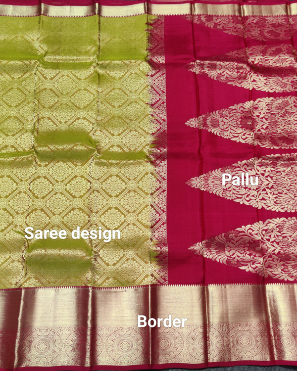 Kanchi pure Bridal wear saree @40% Off - KMP2011 alternate view