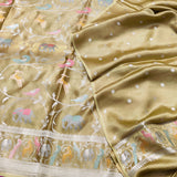 Mashru satin Silk Saree- MS49