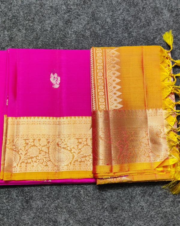 Meenakari kanchi lightweight pattu Saree - KMP22